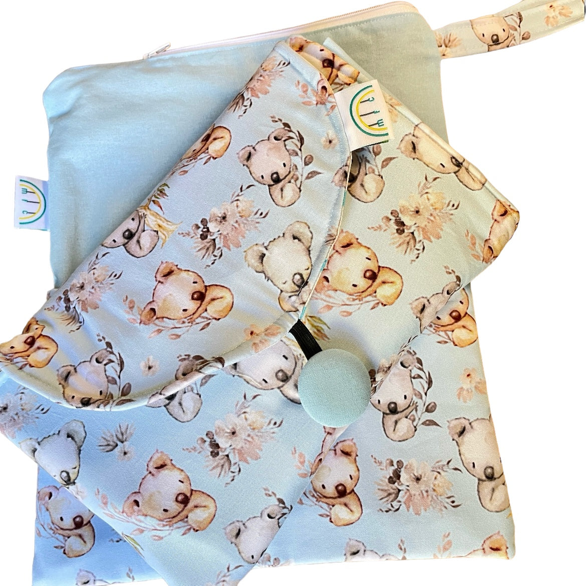 Sky Blue Koala Baby Change Mat