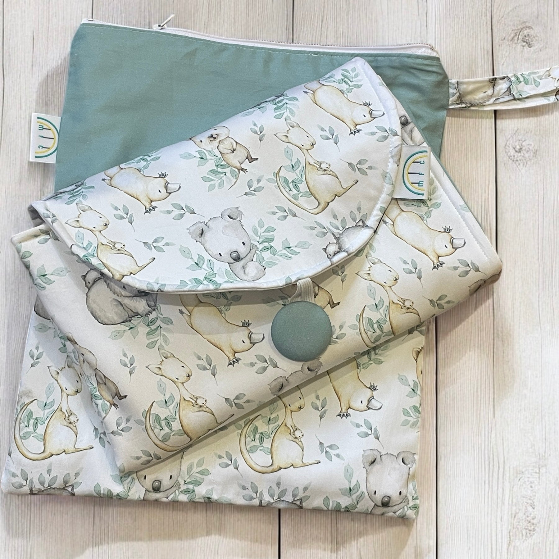 Aussie Wombat & Friends Baby Change Mat