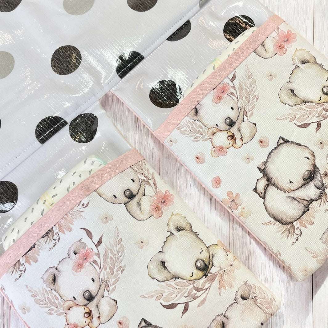 Koala Kutie Pink Baby Change Mat
