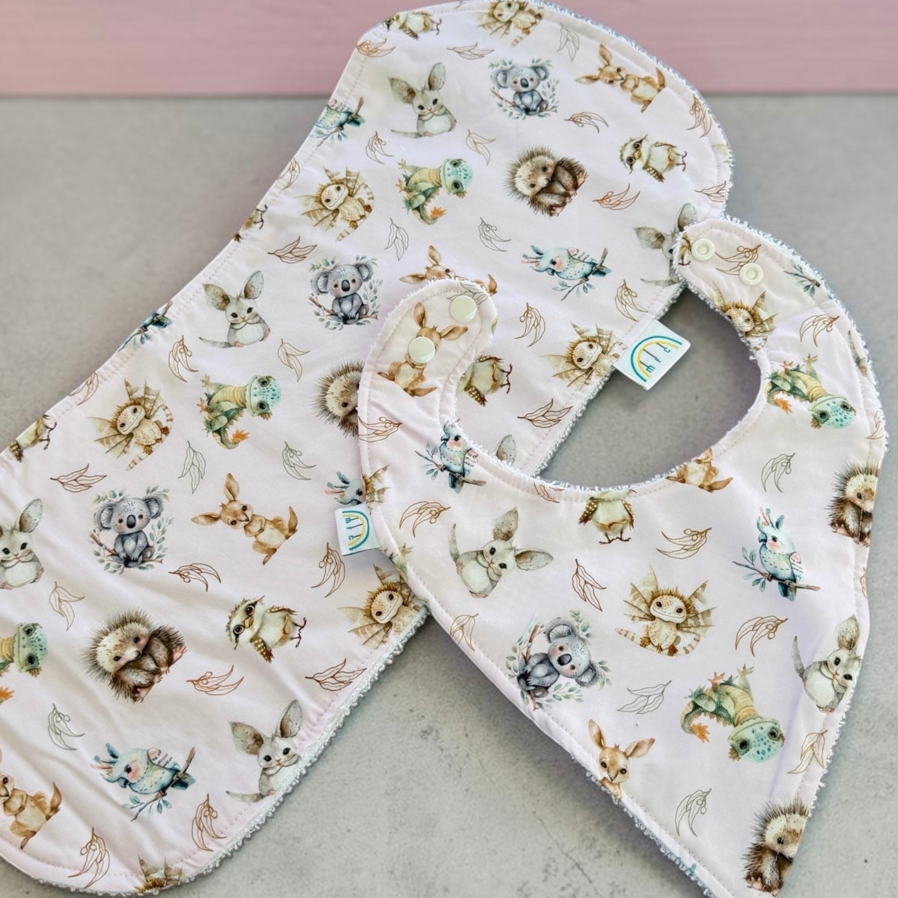 Aussie Babies Pink Baby Change Mat Set