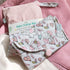 baby change mat pink elephant