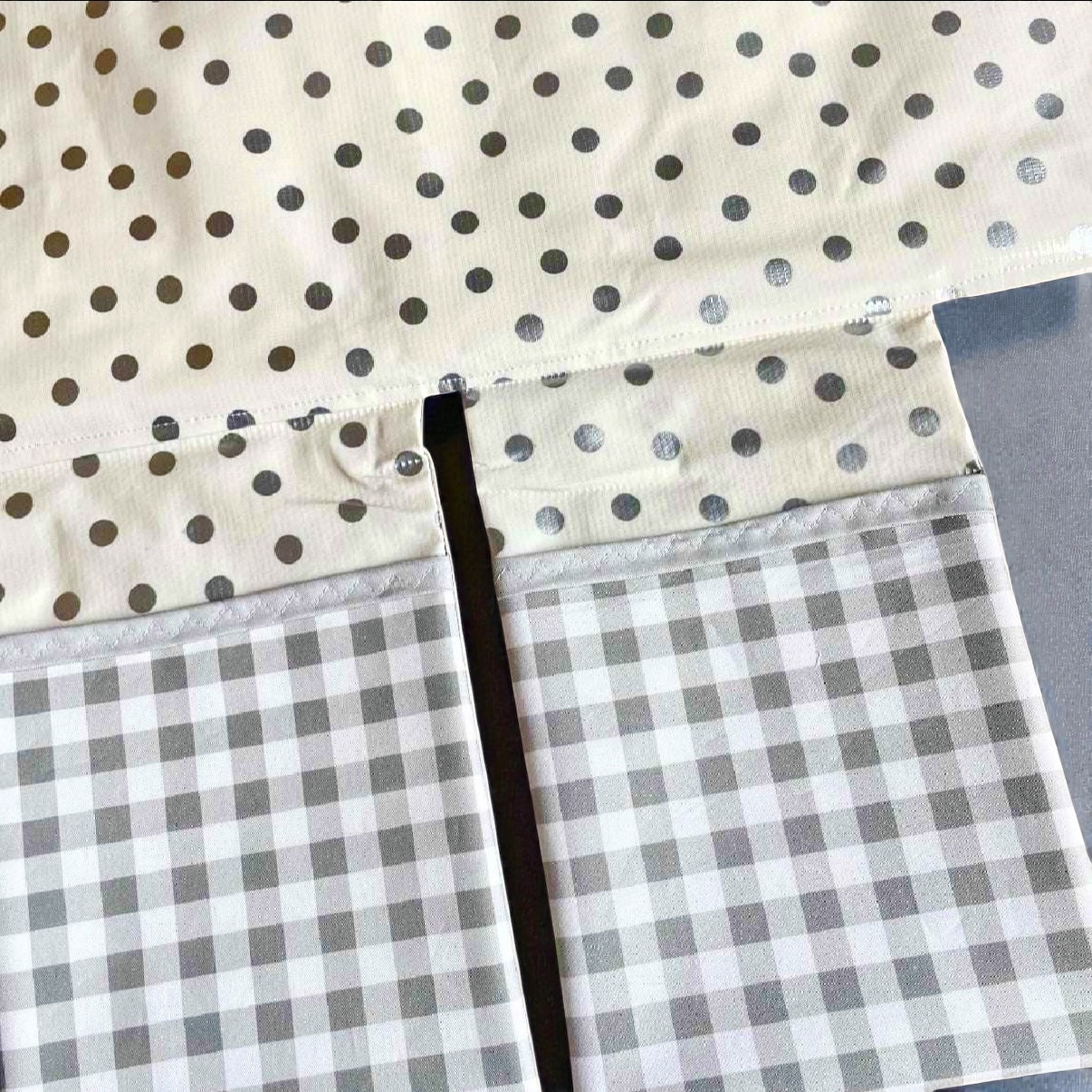 Sage Gingham Baby Change Mat