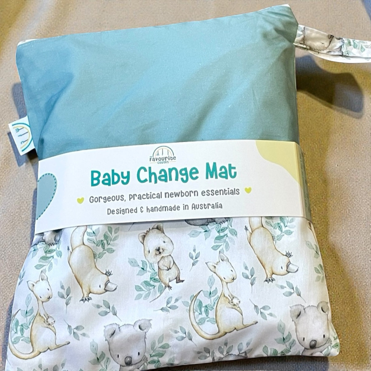 Aussie Wombat &amp; Friends Baby Change Mat