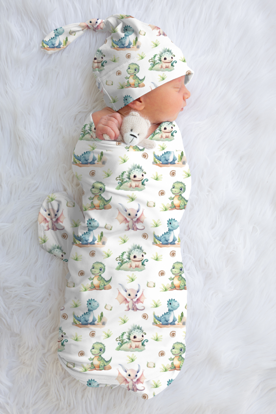 Dino Dragon Swaddle Wrap