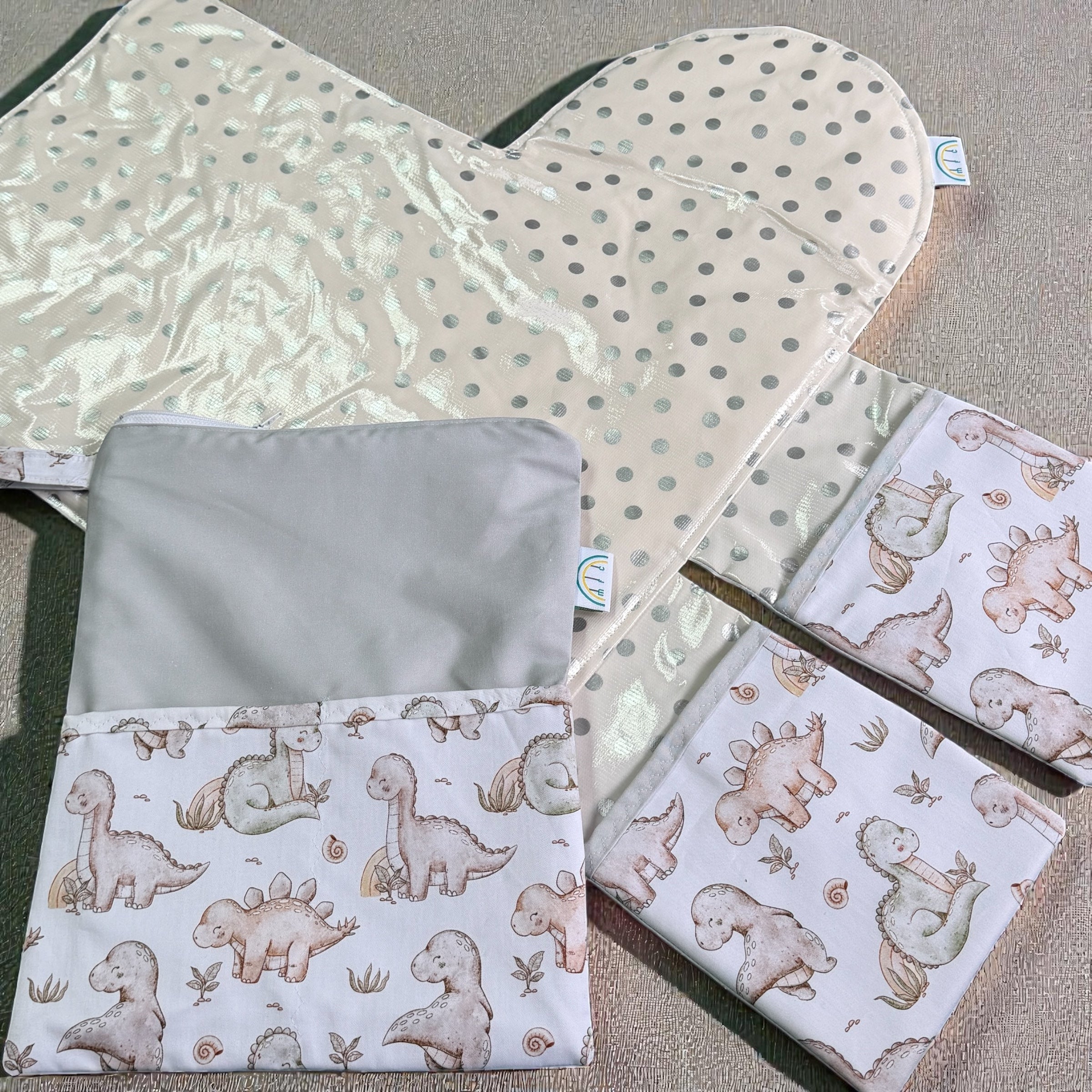 Cute Dino Baby Change Mat