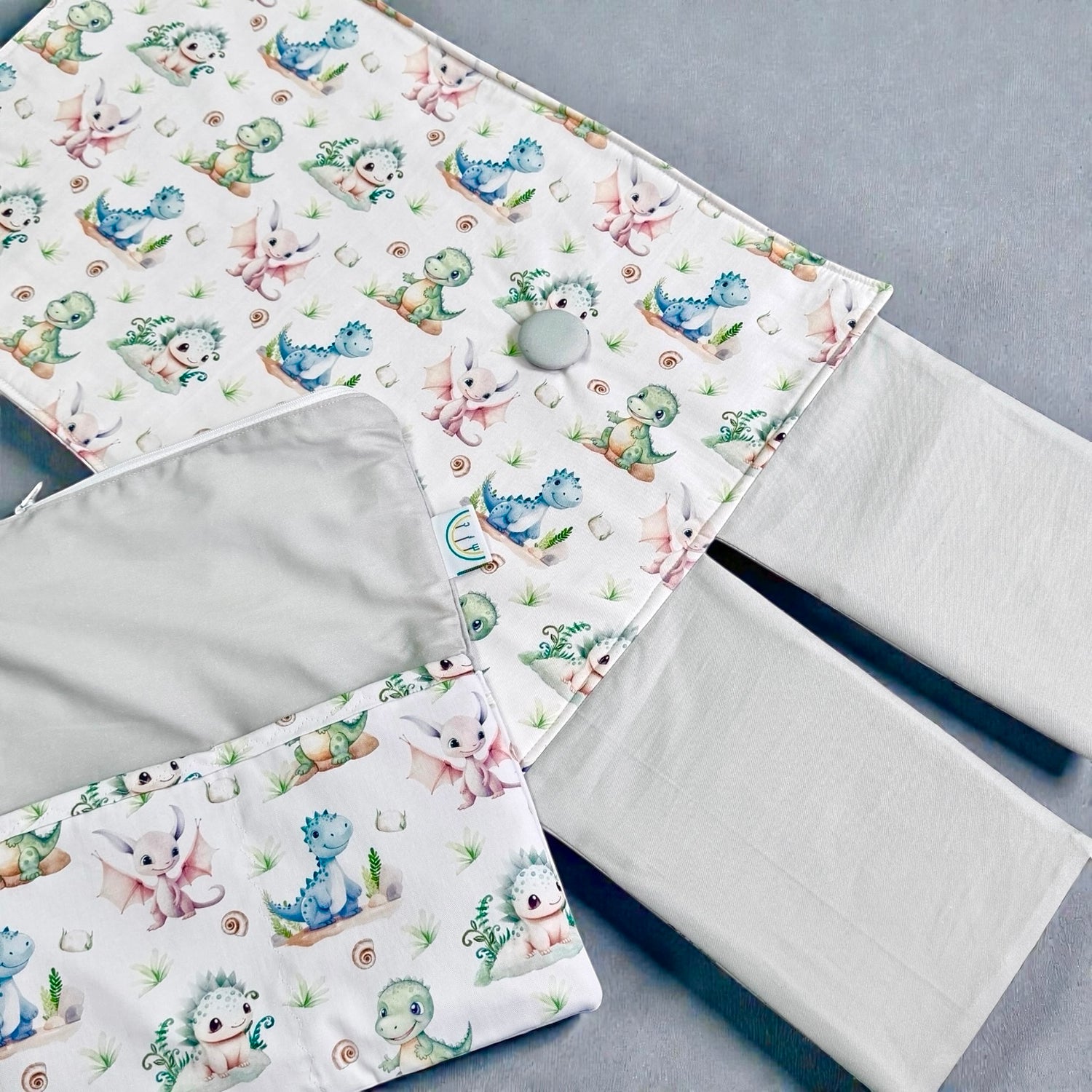 Dino Dragon Baby Change Mat Set