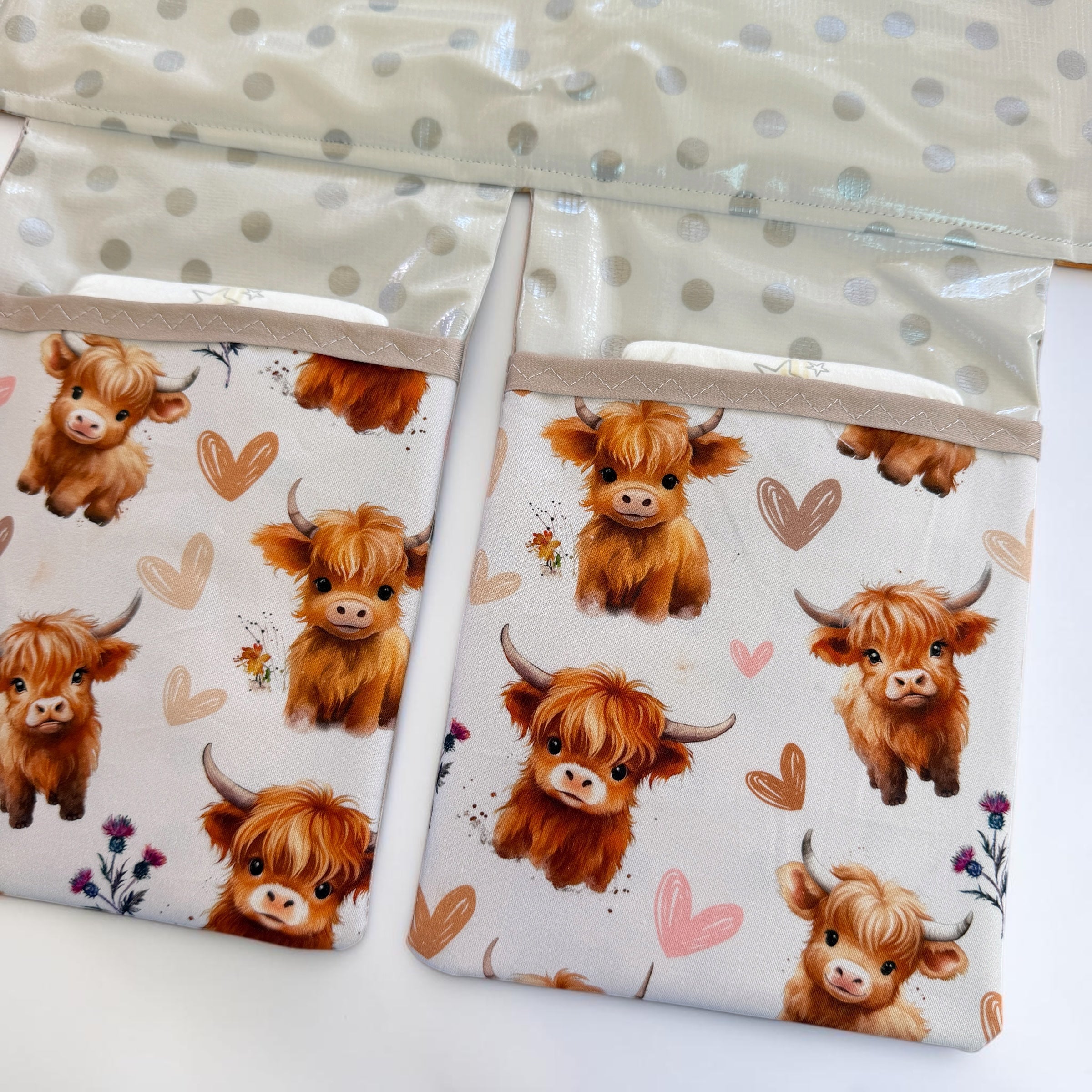 Highland Coo Cuties Baby Change Mat