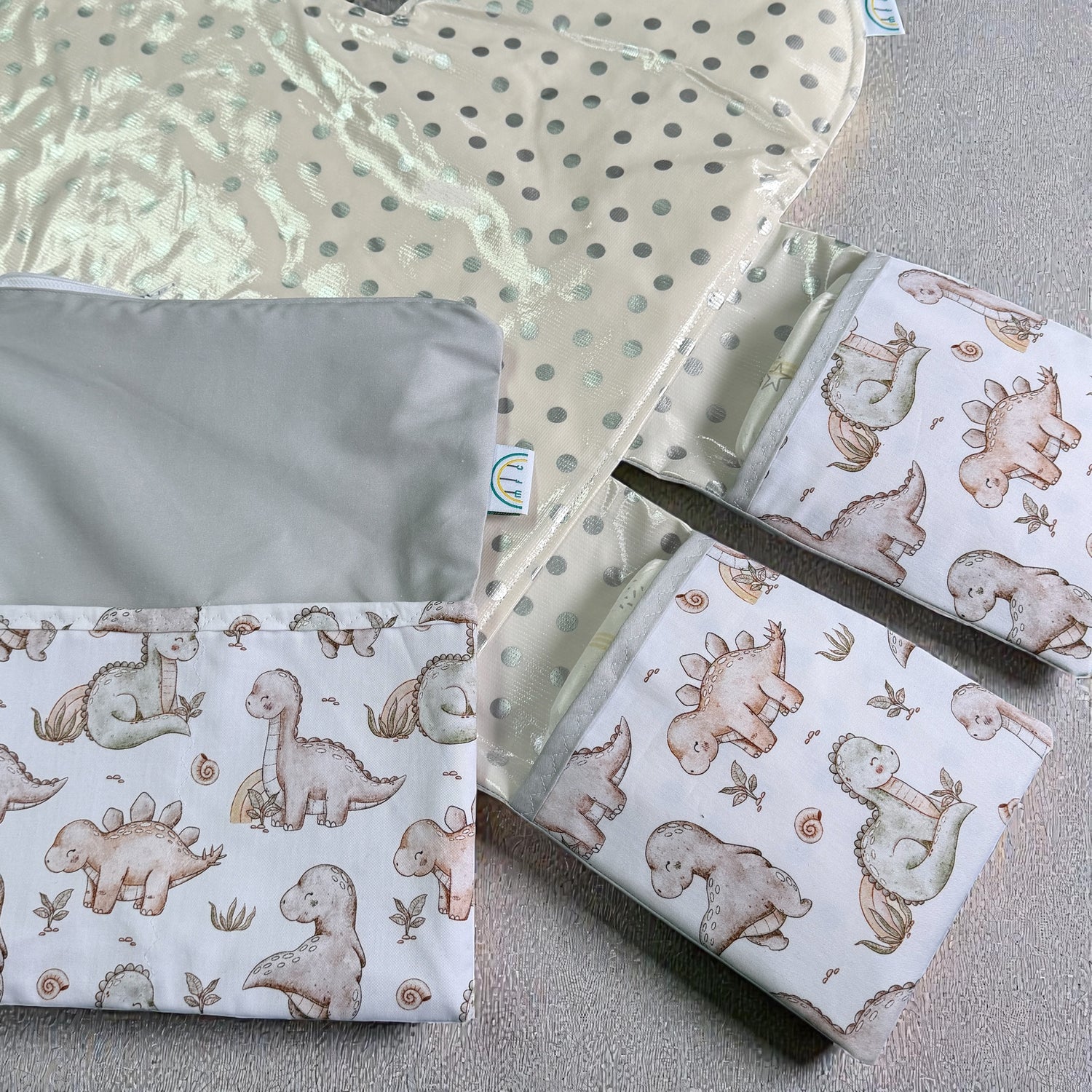 Cute Dino Baby Change Mat