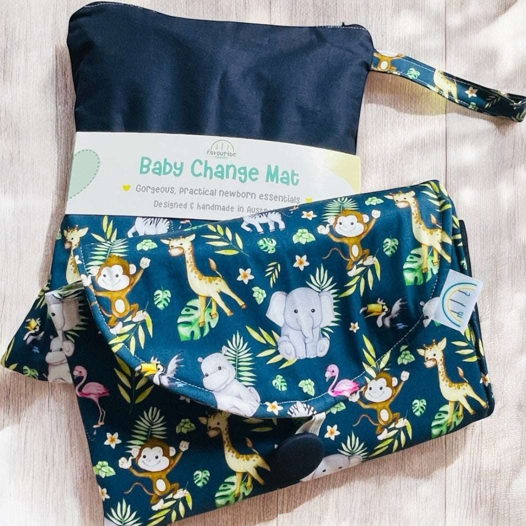African Jungle Baby Change Mat