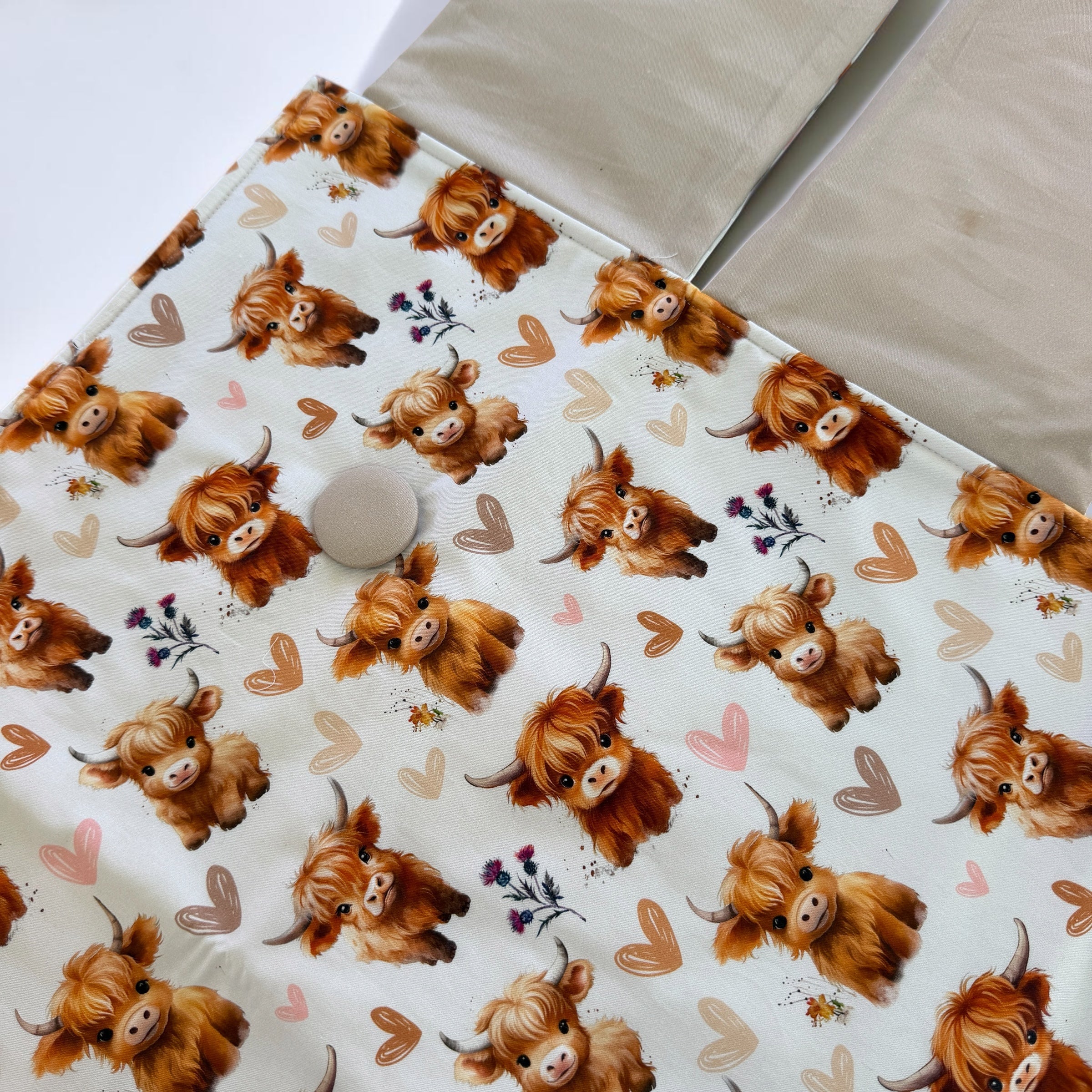 Highland Coo Cuties Baby Change Mat