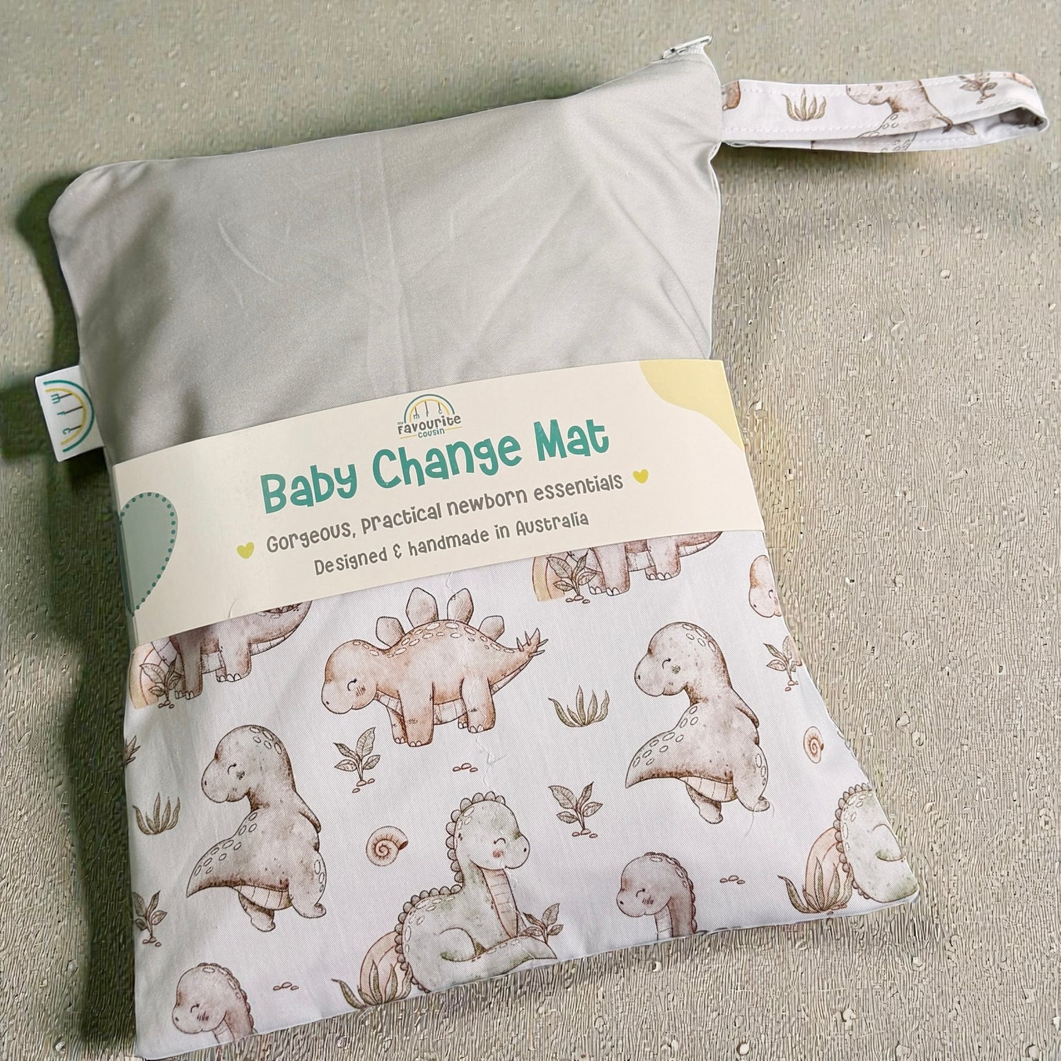 Cute Dino Baby Change Mat