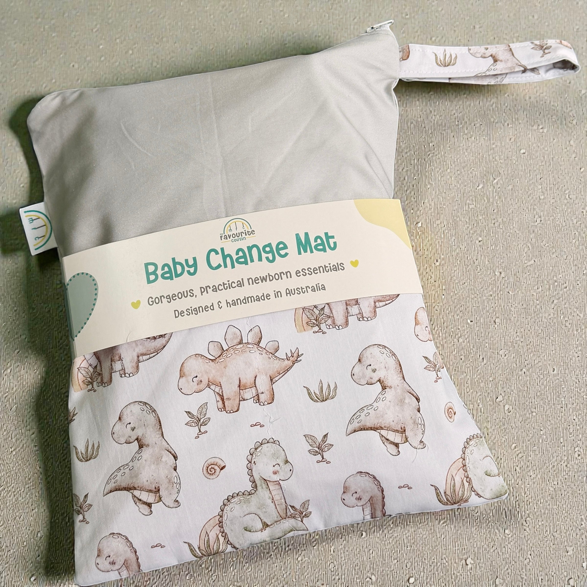 Cute Dino Baby Change Mat