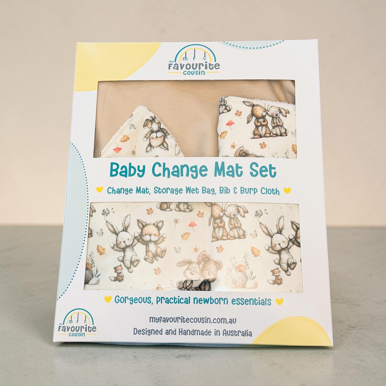 Woodland Fur Babies Baby Change Mat Set