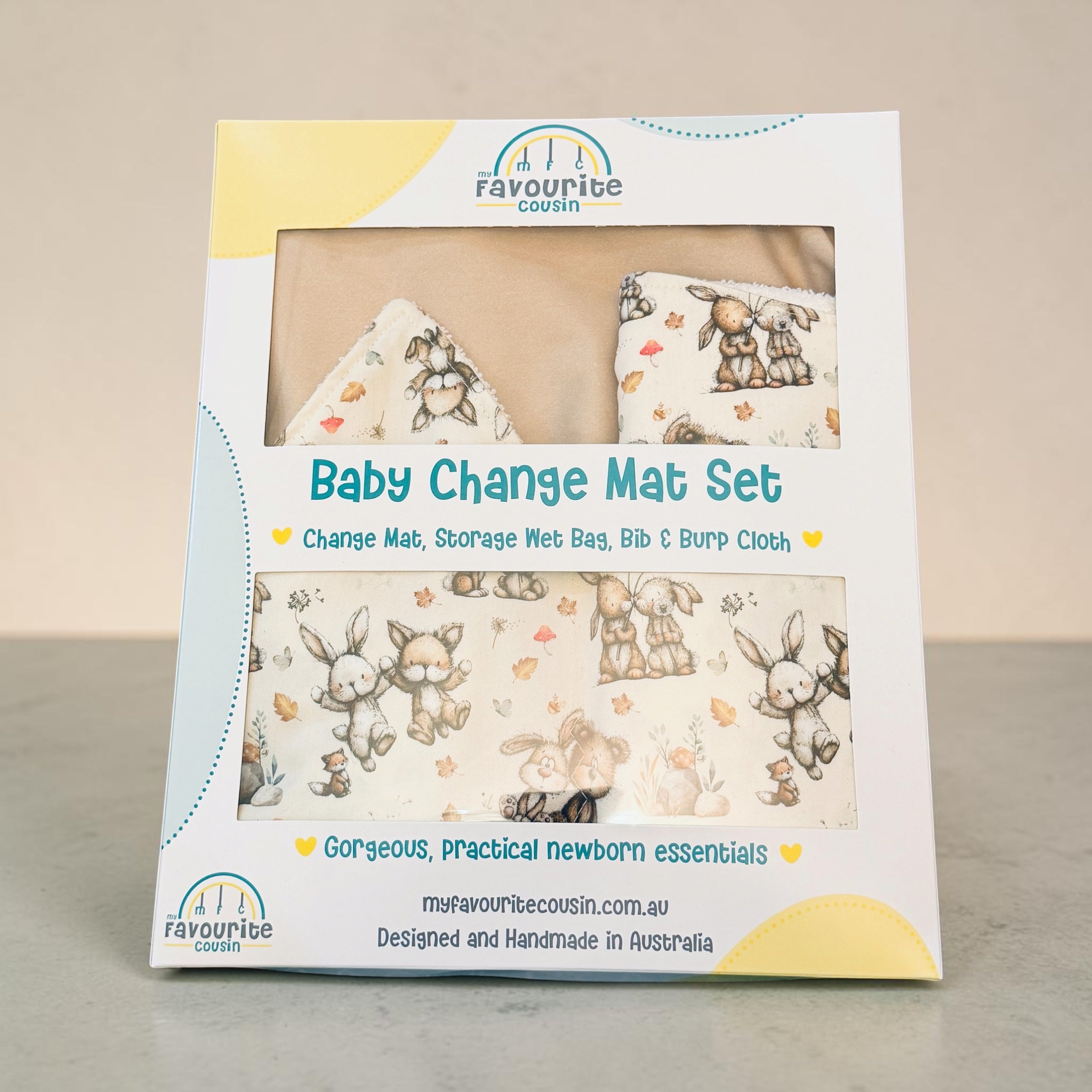 Woodland Fur Babies Baby Change Mat Set