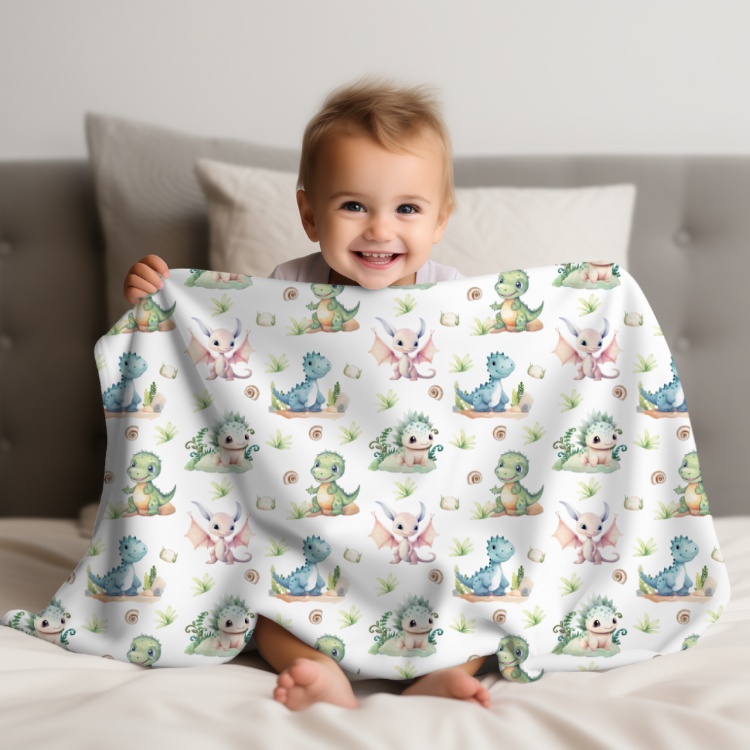 Dino Dragon Swaddle Wrap