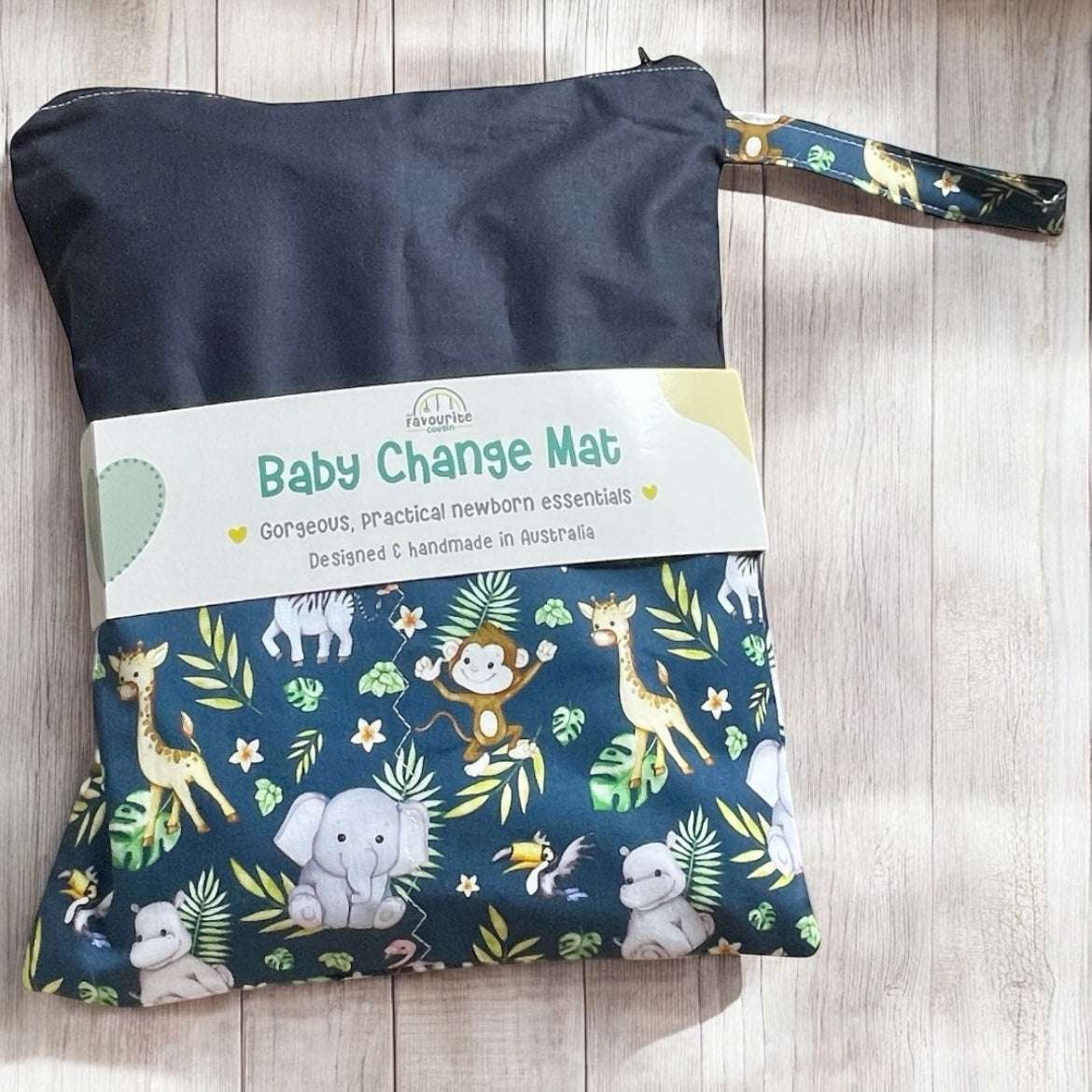 African Jungle Baby Change Mat