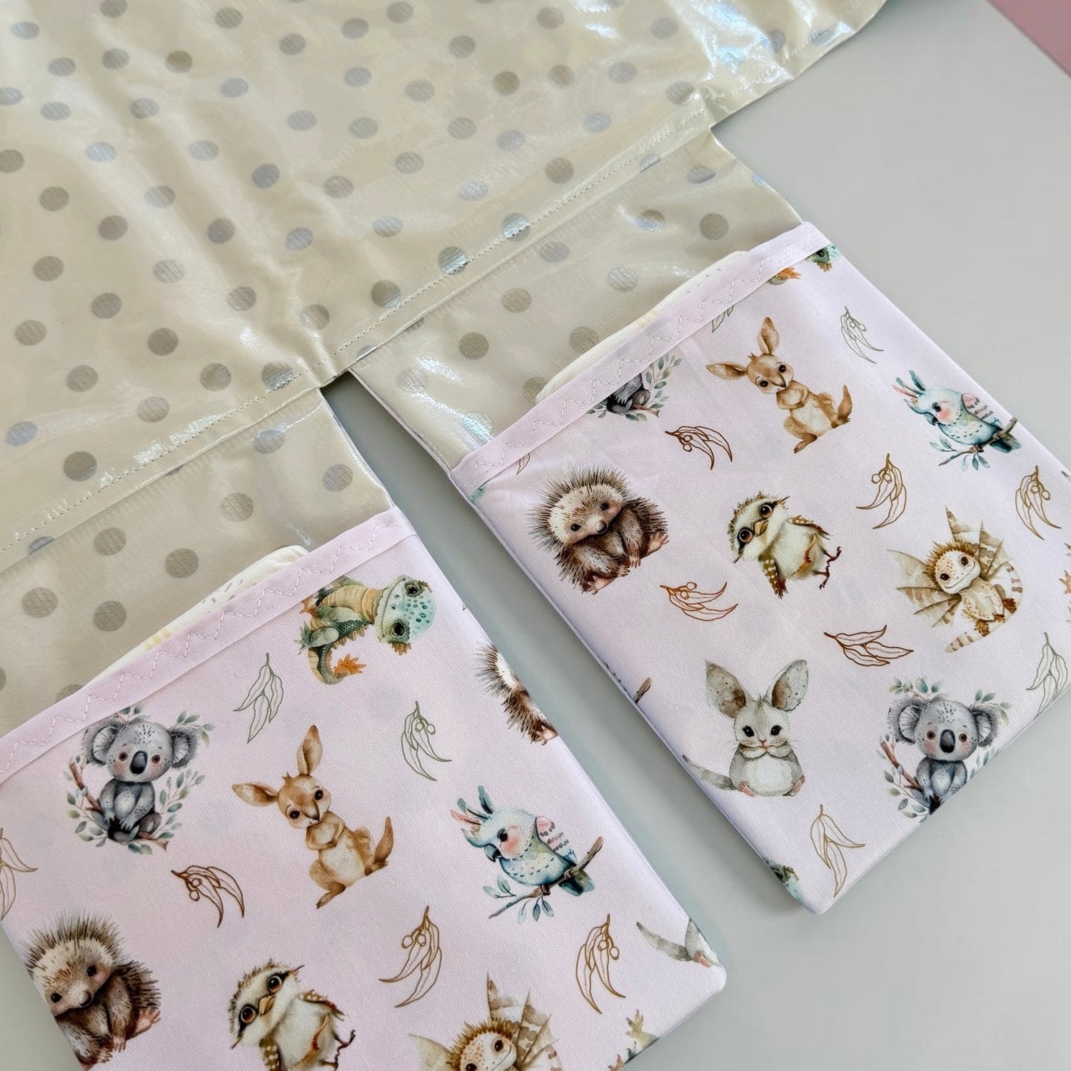 Aussie Babies Pink Baby Change Mat Set