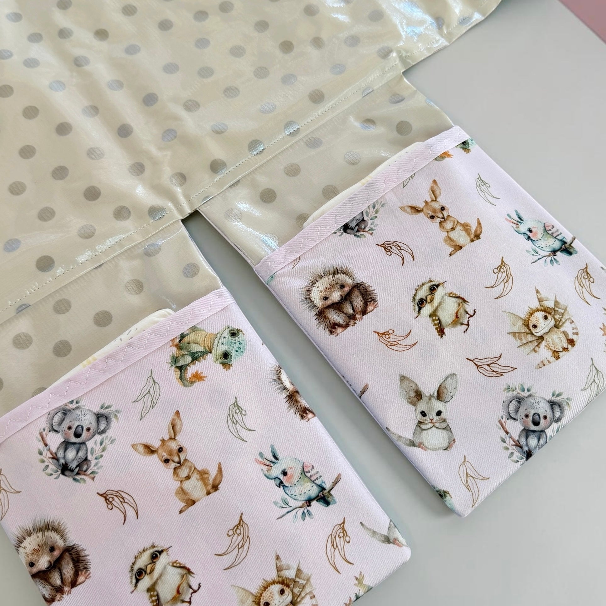 Aussie Babies Pink Baby Change Mat Set