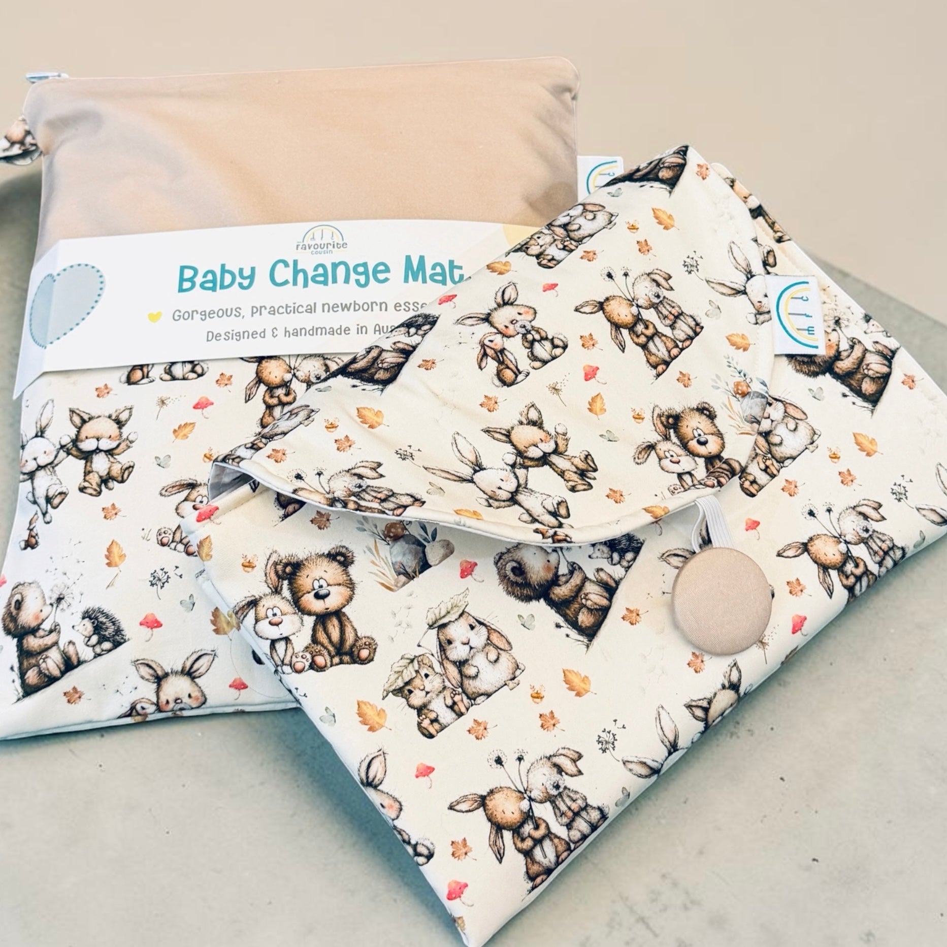 Woodland Fur Babies Baby Change Mat