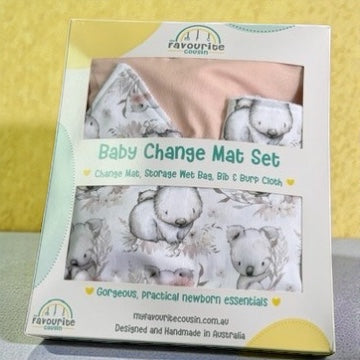 Kutie Koala Baby Change Mat Set