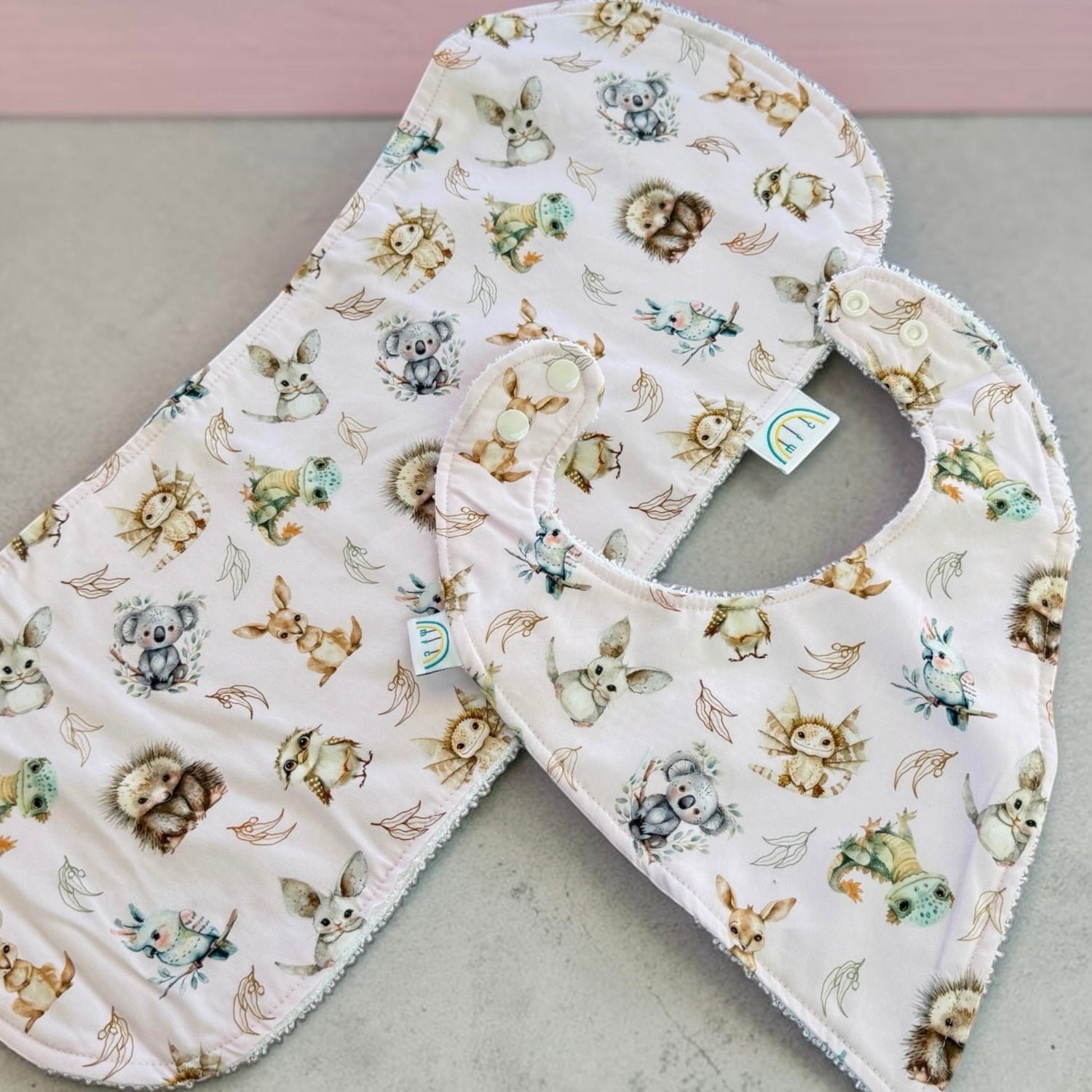 Aussie Babies Pink Baby Change Mat Set