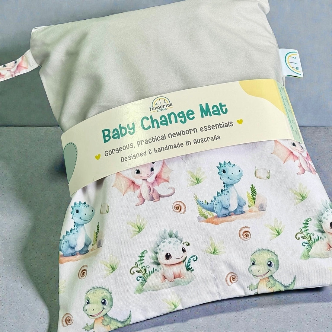 Dino &amp; Dragon Baby Change Mat