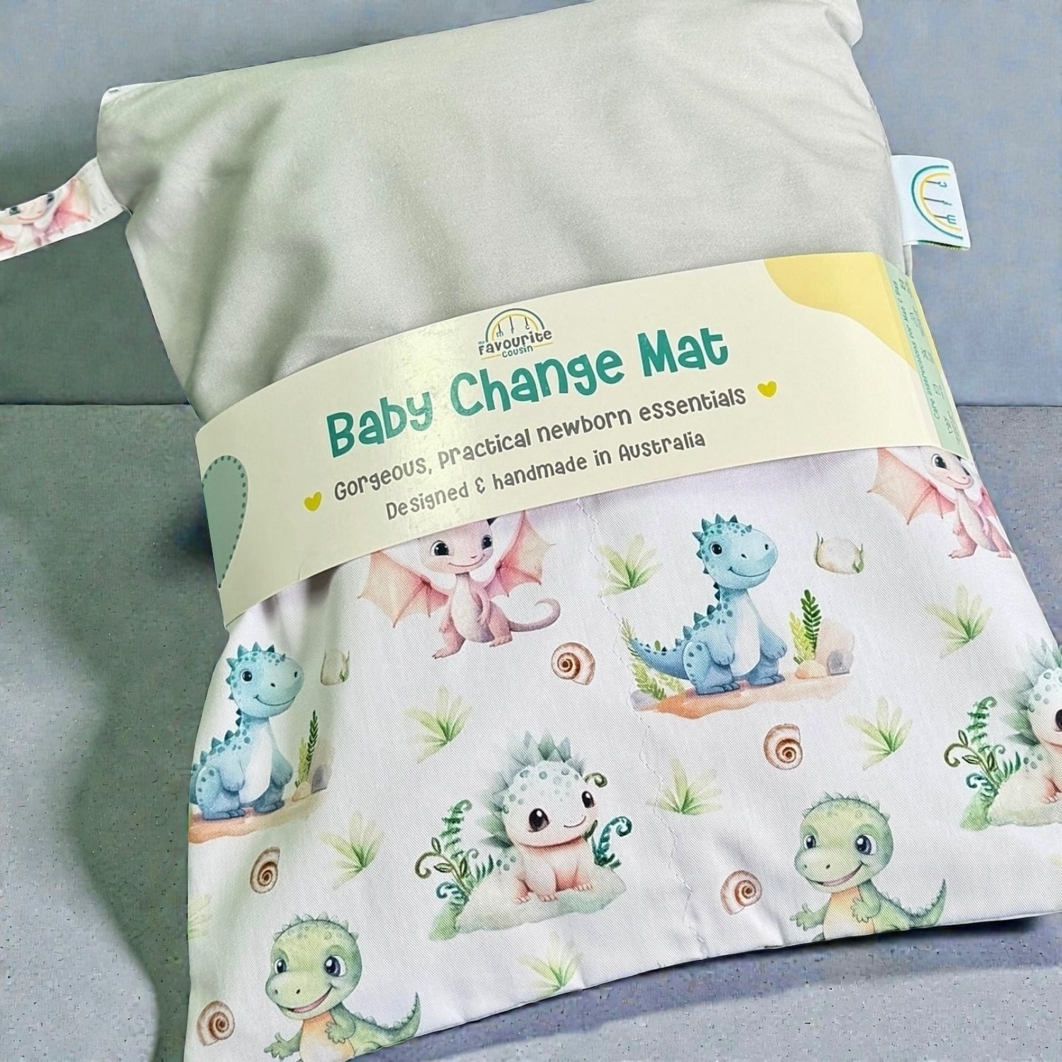 Dino &amp; Dragon Baby Change Mat