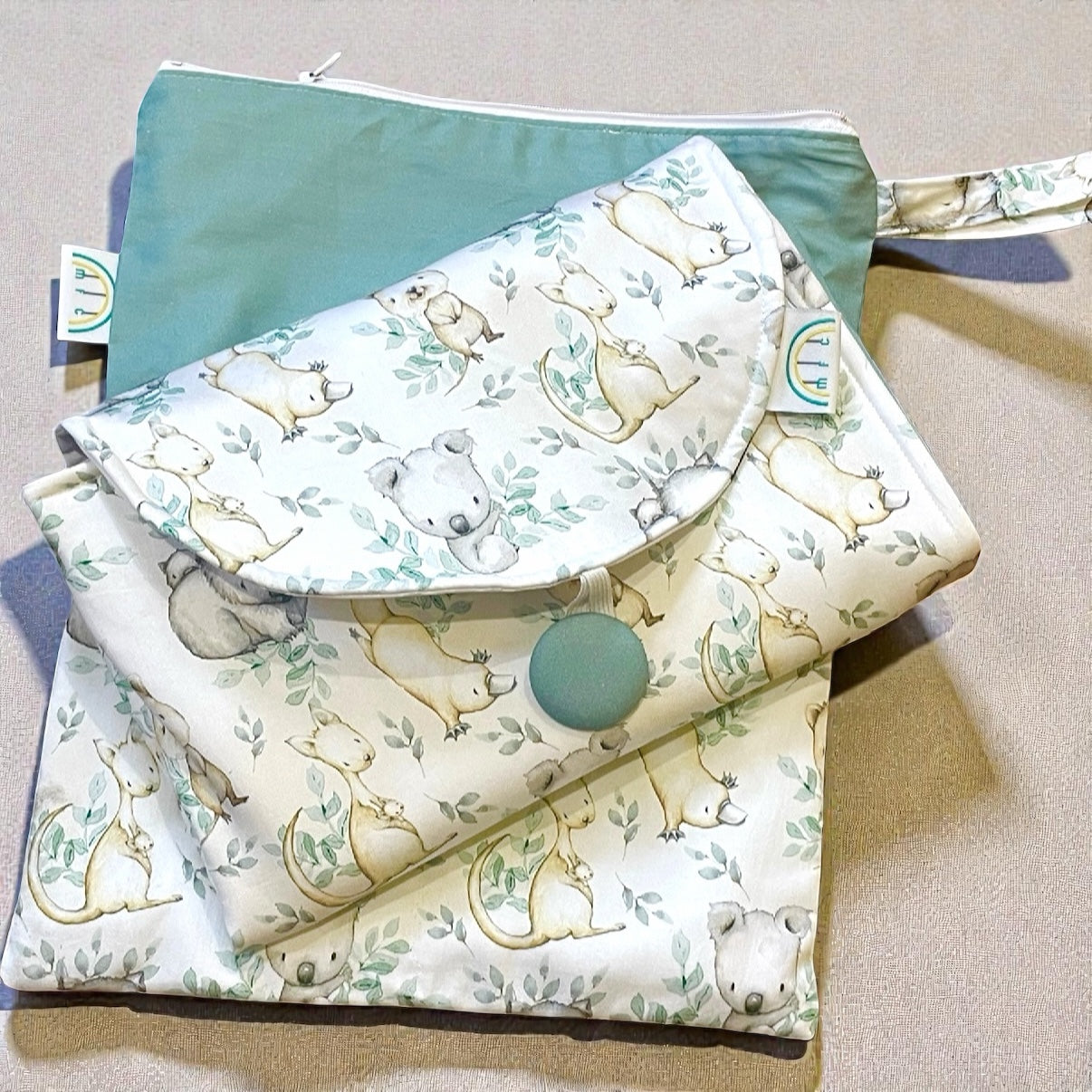 Aussie Wombat &amp; Friends Baby Change Mat