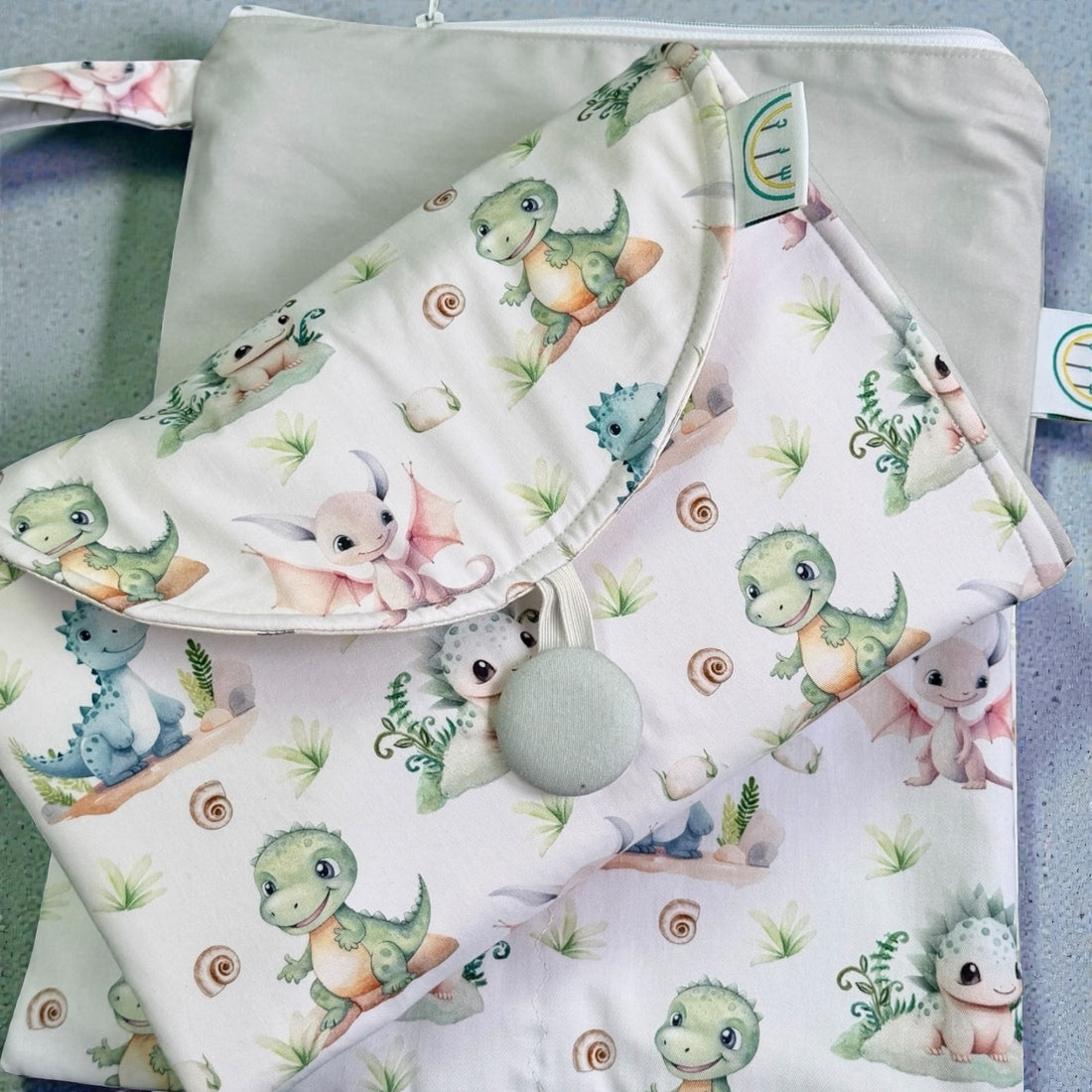 Dino &amp; Dragon Baby Change Mat