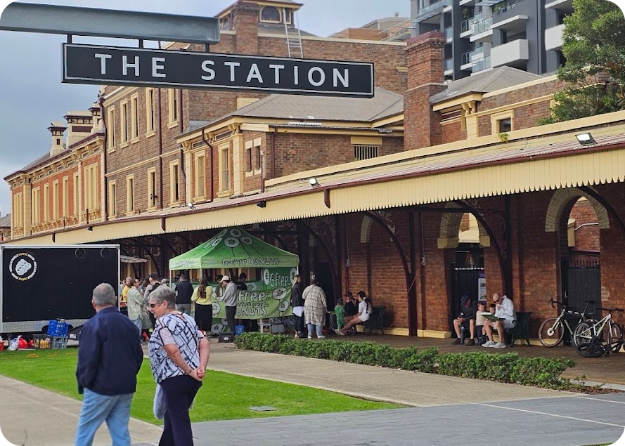 Homegrown markets at the station