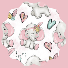 Load image into Gallery viewer, Pink Elephant Double Gauze Baby Blanket