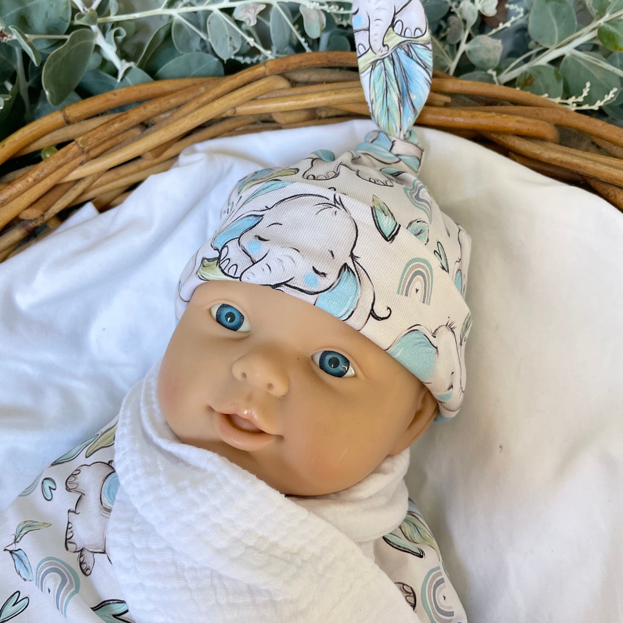 George Eliot Ubevæbnet Isbjørn Blue Elephant Baby Beanie Baby Shower Gifts Australia | Useful Baby Shower  Gifts